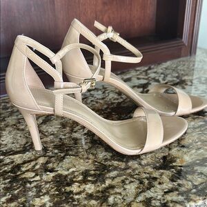 Michael Kors Elegant Nude Strappy Heels